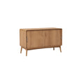 Modern Wooden Sideboard with Sleek Design and Sliding Doors