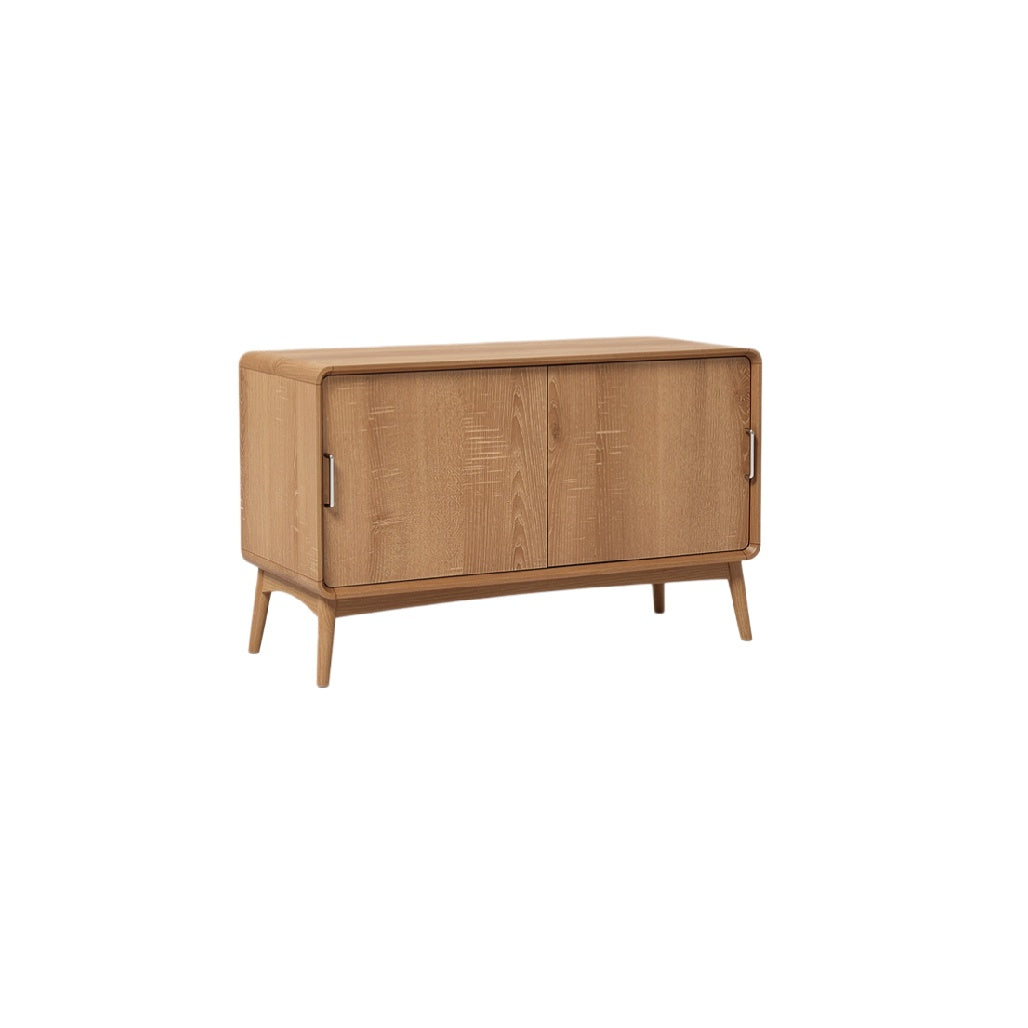 Modern Wooden Sideboard with Sleek Design and Sliding Doors